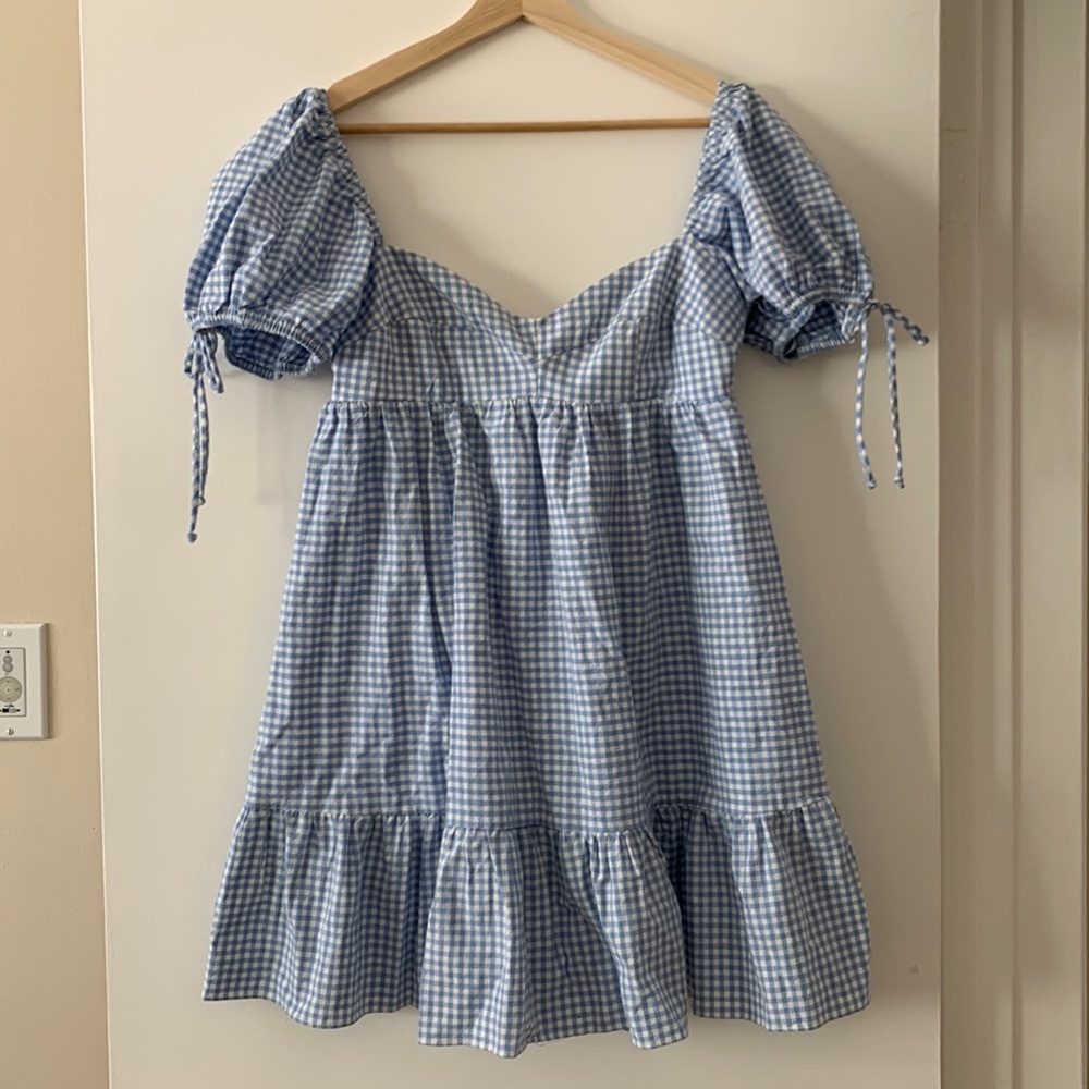Blue Gingham Dress